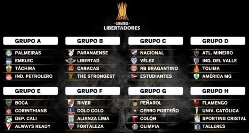 River Plate y Boca Juniors ya tienen rivales para la Libertadores