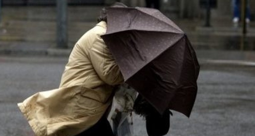 Alerta amarilla por vientos fuertes y tormentas en gran parte del país