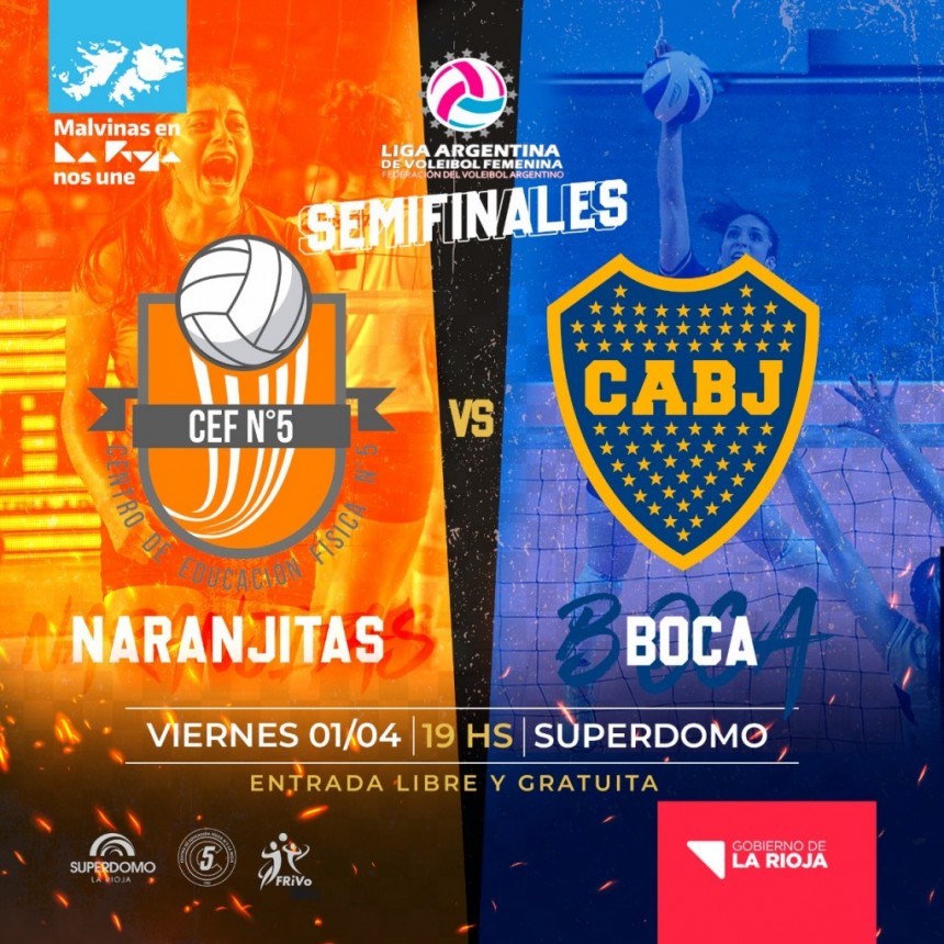 Las Naranjitas enfrentan a Boca Juniors en las semifinales de la Liga Argentina de Vóleibol 