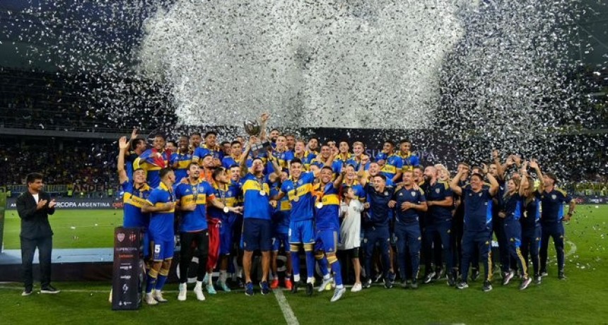  Boca campeón de la Supercopa Argentina