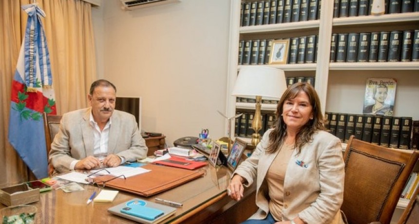  Quintela recibió a Inés Brizuela y Doria para resolver el pago a empleados y funcionarios municipales