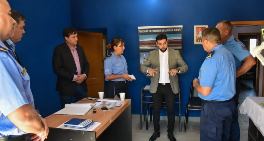 El Ministro Zárate desplegó una intensa agenda en Vinchina 