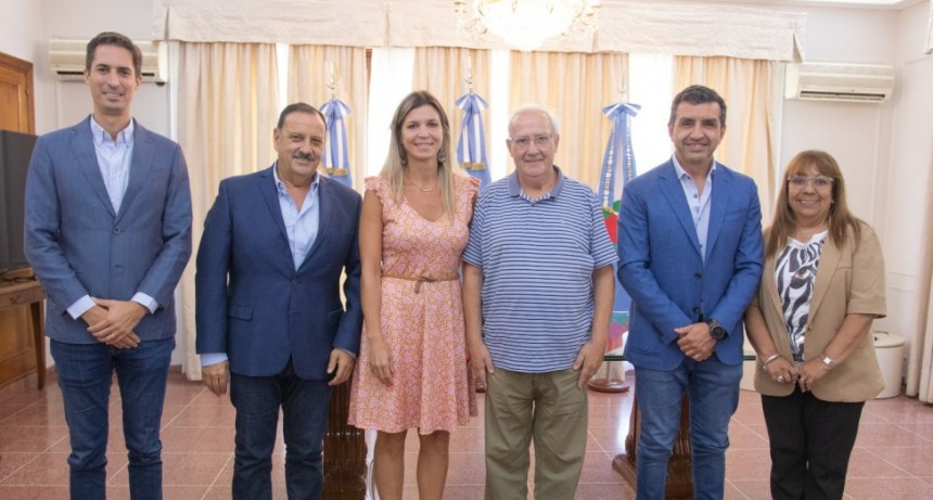 Quintela se reunió con autoridades de la Fundación Pampa Energía