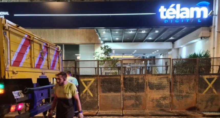 Cierre de Telam: Deshabilitaron la web y sus trabajadores fueron suspendidos