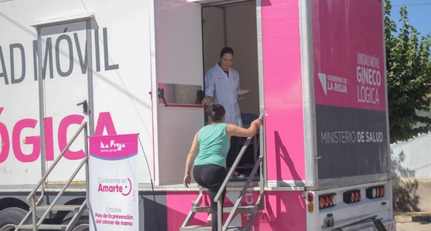 Salud realizó controles ginecológicos en Sañogasta