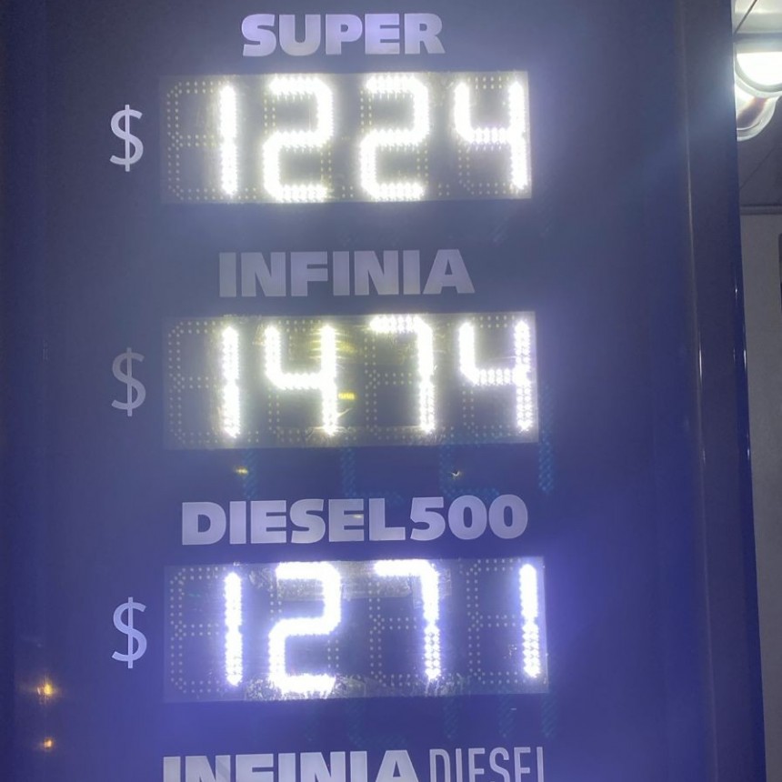 Marzo arrancó con un nuevo incremento de los combustibles