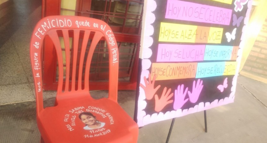 Se homenajeó a Sabina Condorí en el marco del 8M