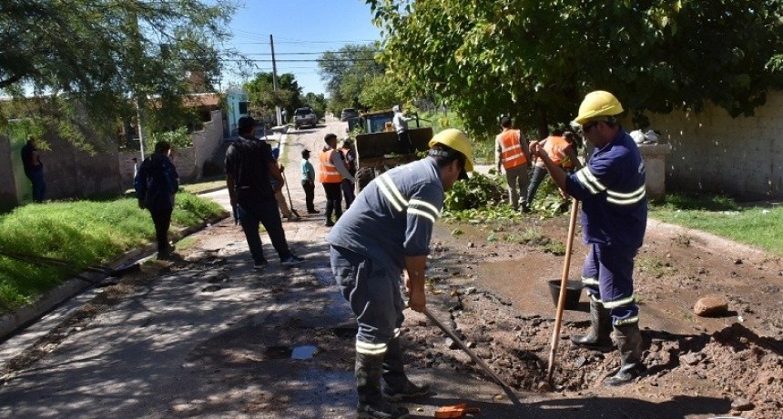 Municipio y el ministerio de Infraestructura realizan operativos integrales
