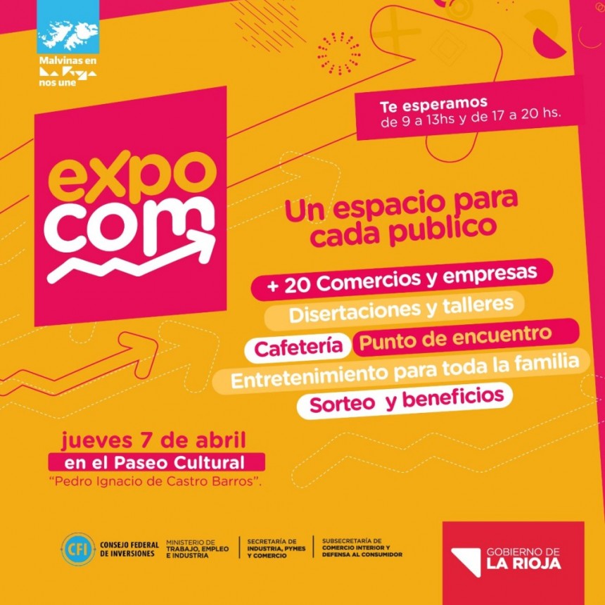 Realizarán la “Expo Com 2022” para el fortalecimiento del comercio riojano 