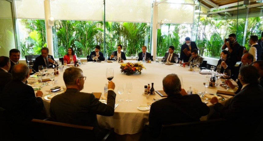Quintela se reunió con los principales referentes del sector industrial brasilero 