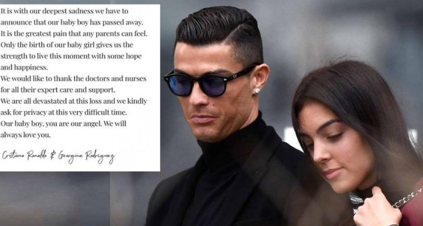 Falleció uno de los hijos de Cristiano Ronaldo