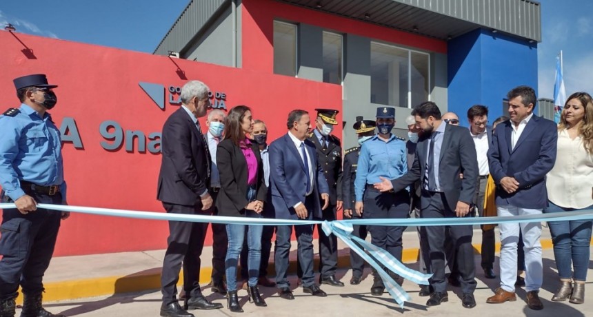 Se realizó este martes la inauguración de la Comisaría 9na para fortalecer la seguridad en 47 barrios de la zona sur 