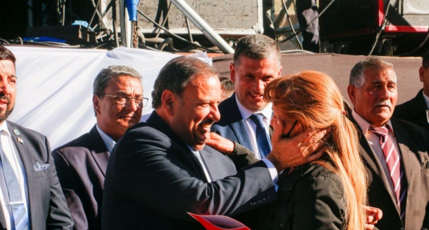 Quintela participó del 430° aniversario del departamento Famatina