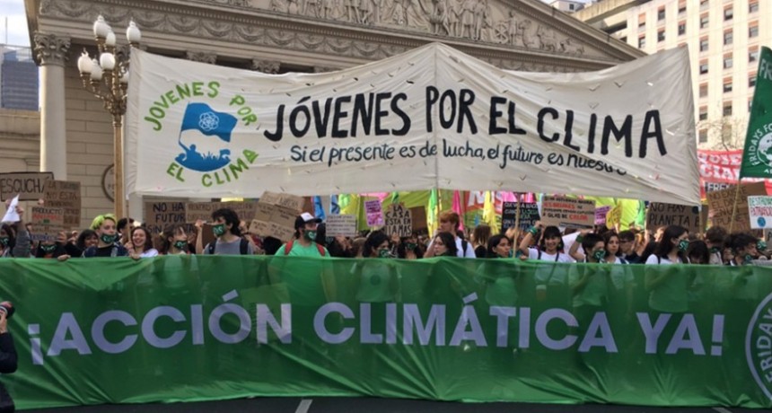 Organizaciones ambientales participaron de la Marcha Global por el Clima