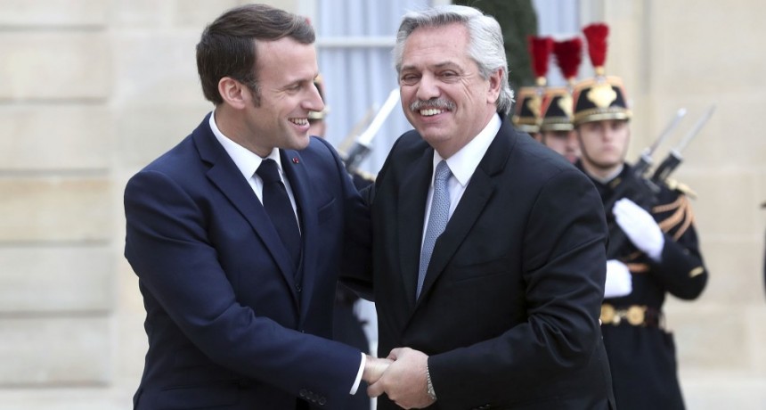 Alberto Fernández apoyó por redes a Macron para el balotaje