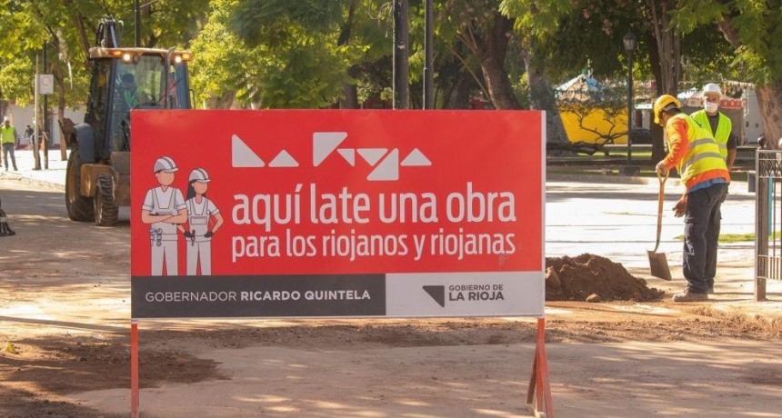 Continúa la obra de renovación urbana en el centro de la ciudad 