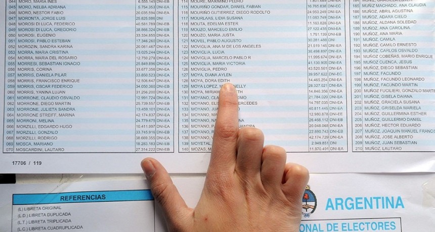 Formalizan el llamado a elecciones