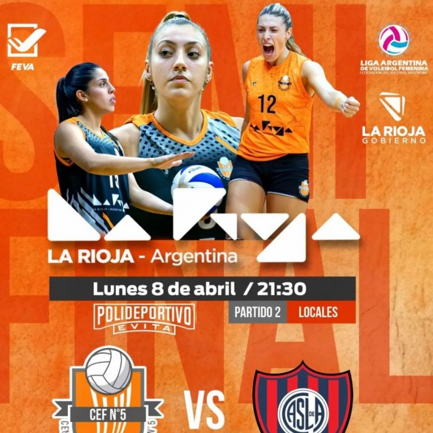  Liga Argentina de Vóley Femenina: Las Naranjitas enfrentan esta noche a San Lorenzo por el pase a la final 