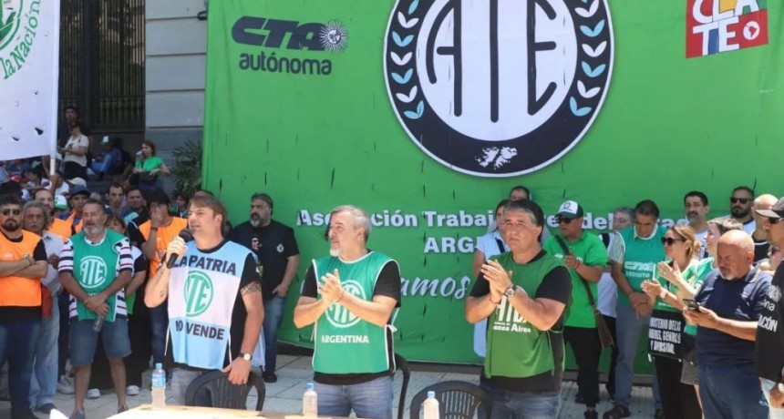 ATE confirmó jornada de lucha para el 30 de abril