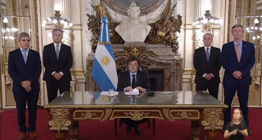 Milei aseguró que su gobierno va por el camino de la prosperidad
