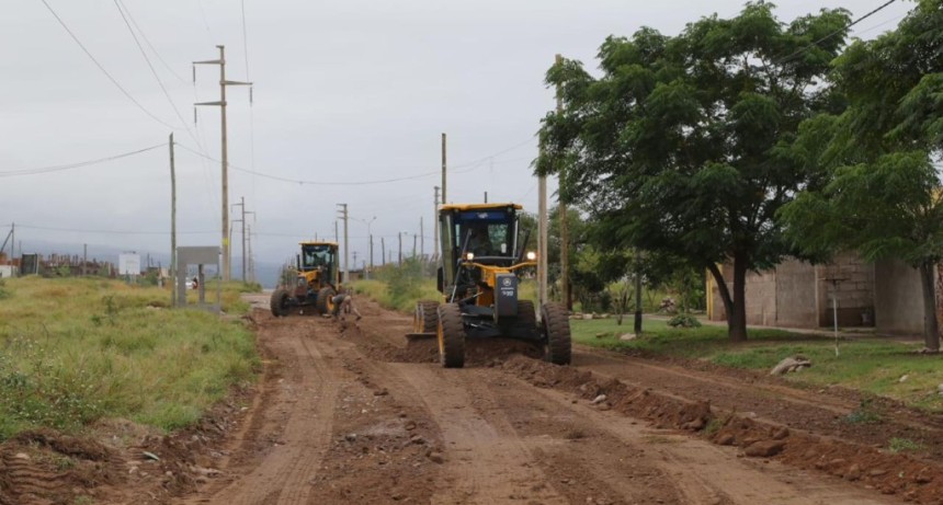 Rioja Vial trabajo en el Barrio Las Talas