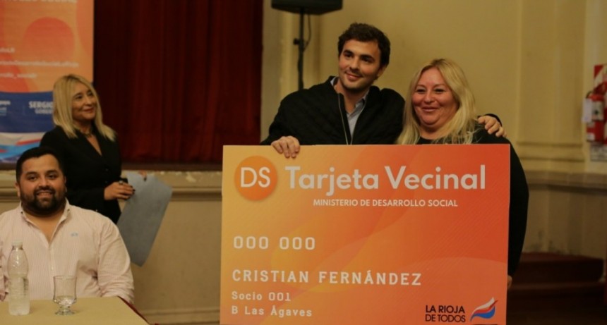 Desarrollo Social lanzó la tarjeta vecinal de descuentos