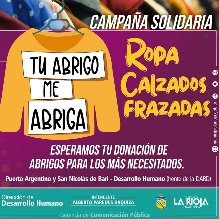 “Tu abrigo, me abriga”