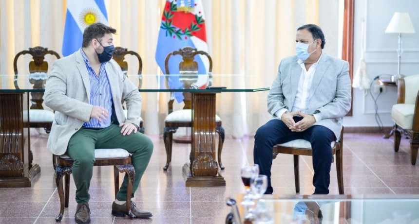 Quintela dialogó con Néstor Trinchera sobre políticas nacionales e internacionales