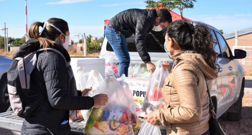 El Mercado Popular Online estuvo en la zona sur de la Capital