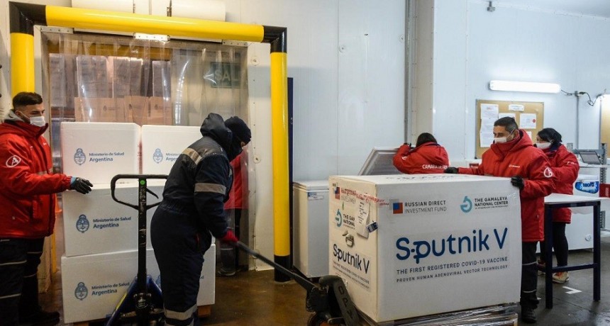 Nación comenzó la distribución de más de 650 mil dosis del componente 1 de la Sputnik V