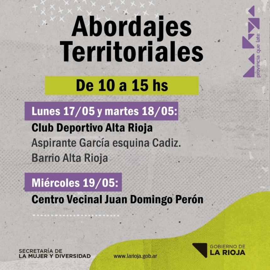Continúan los abordajes territoriales para el Programa Acompañar