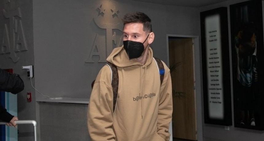  Messi llegó para jugar partidos de eliminatorias para Qatar 2022 y la Copa América