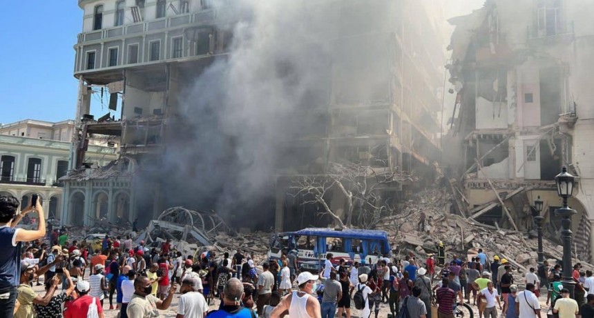 Explosión en un hotel en La Habana: al menos 22 muertos