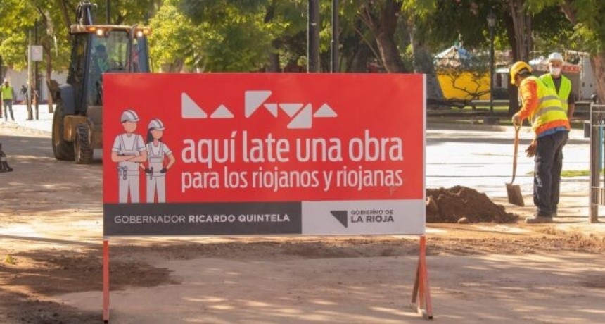 Avanzan las obras en el centro de la cuidad