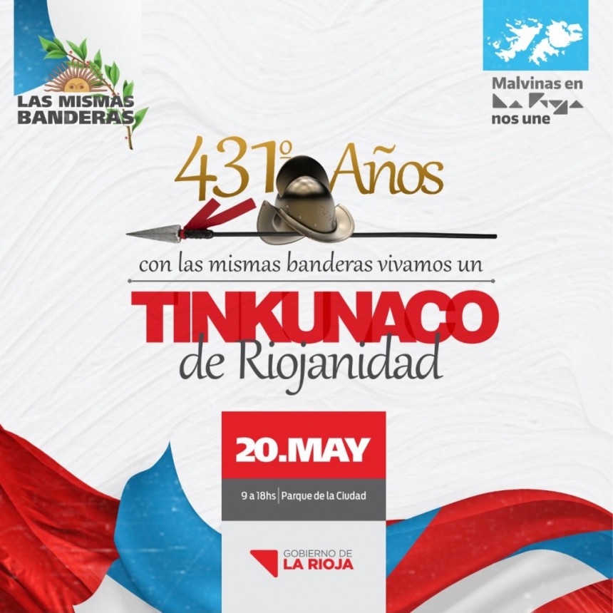 En el Parque de la Ciudad el próximo 20 de mayo se vivirá un verdadero tinkunaco de riojanidad 