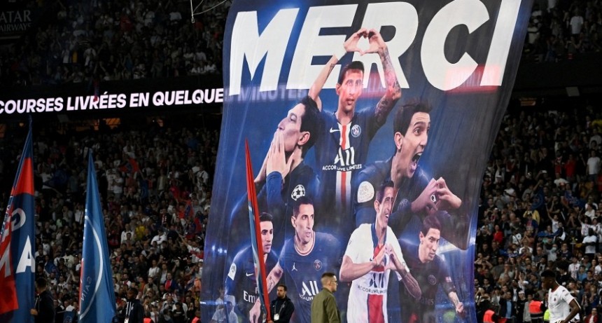 Emoción y llanto de Ángel Di María al despedirse del PSG con una gran ovación