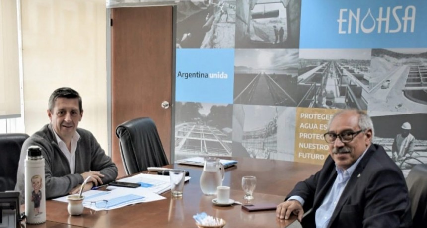 Avanzan gestiones para importantes obras hídricas en el Dpto San Martin 