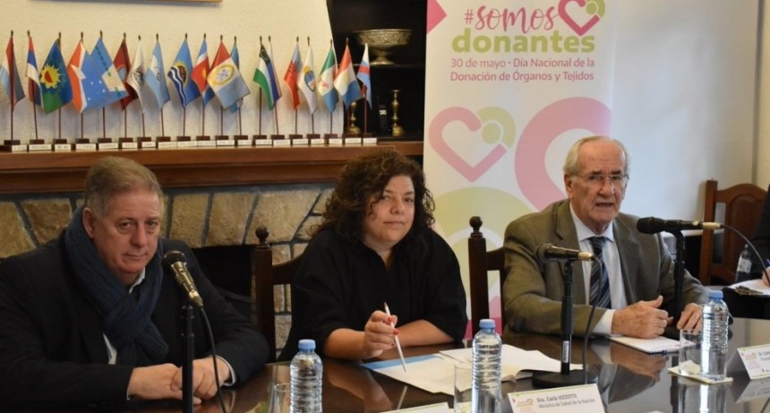 Vizzotti homenajeó a donantes y familiares en el INCUCAI 