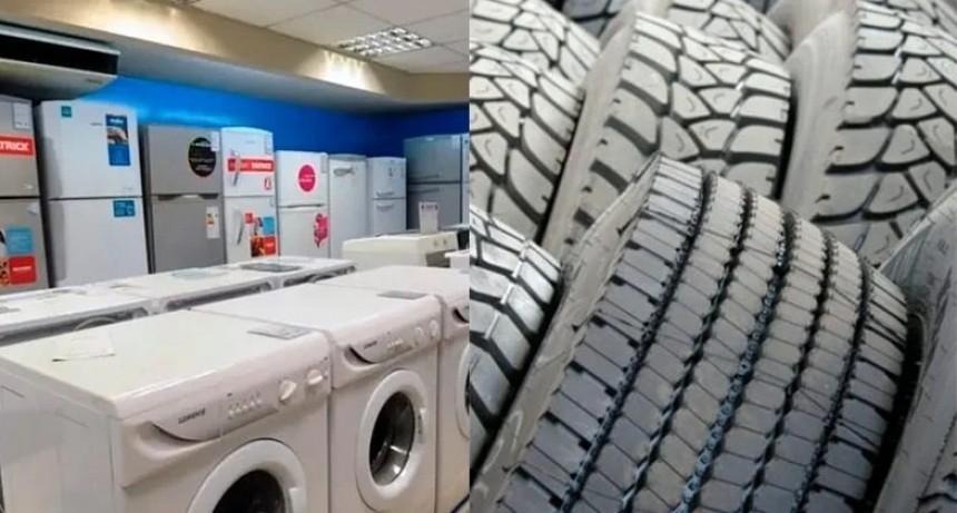 Bajan los impuestos a la importación de heladeras, lavarropas, neumáticos e insumos plásticos
