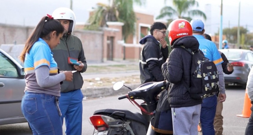 Más de 150 motos retenidas tras operativo de transito en zona sur 