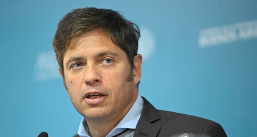 Kicillof confirmó que no irá al Pacto de Mayo