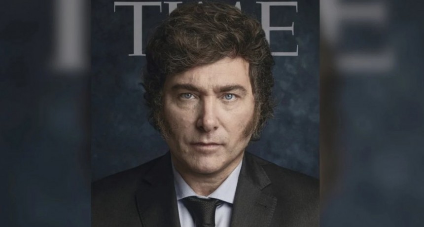 Milei tapa de la revista Time 