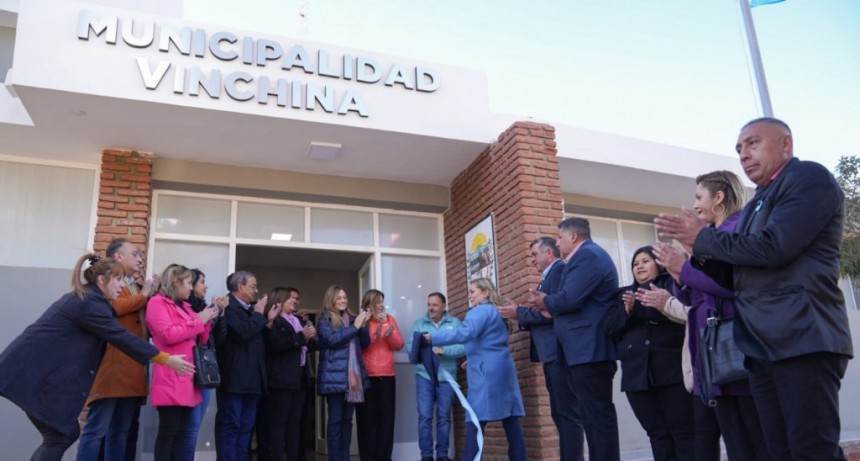Quintela desplegó intensa agenda en Vinchina y realizó importantes anuncios