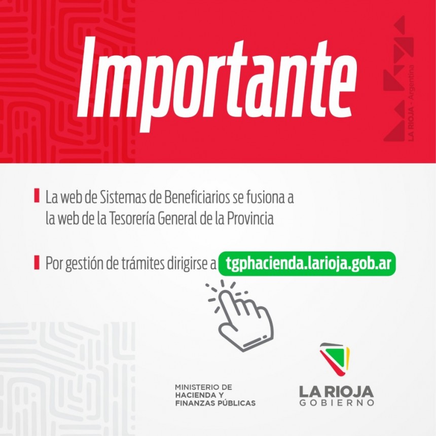 Informan que el Sistema de Beneficiarios se fusiona a nueva web 