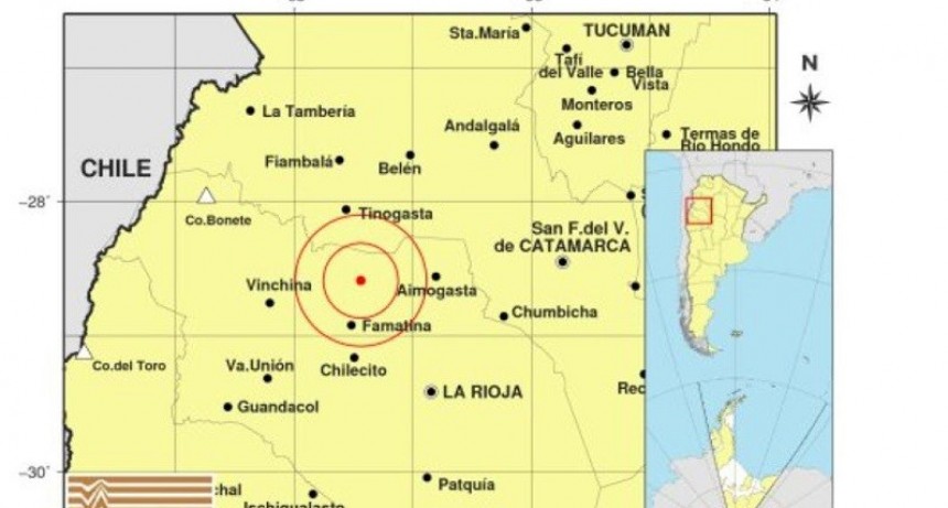  Un temblor sacudió a nuestra provincia este mediodía 