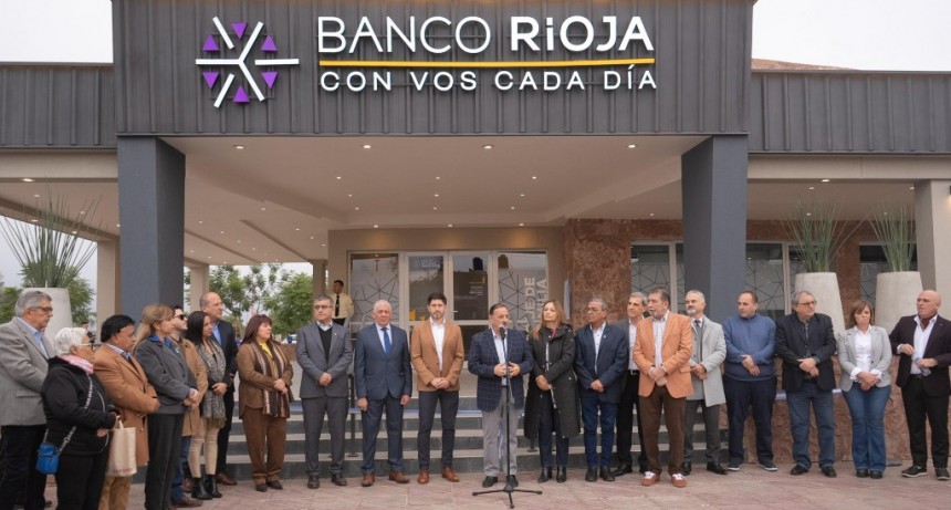Banco Rioja inauguró un nuevo centro de pago en el Parque de la Familia
