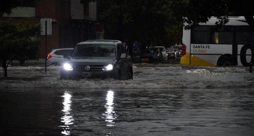 Santa Fé bajo el agua 