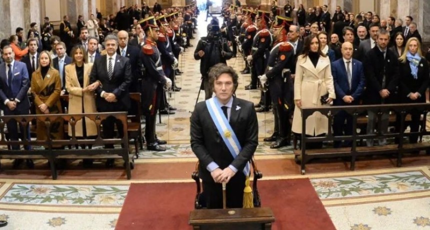 Milei asistir&aacute; al Tedeum y no invitaron a Villaruel