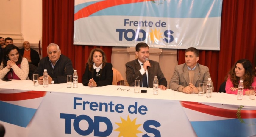 El Frente de Todos presentó la Lista 