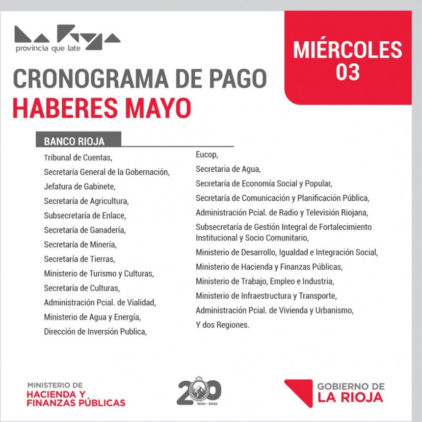 Continúa el pago de sueldos